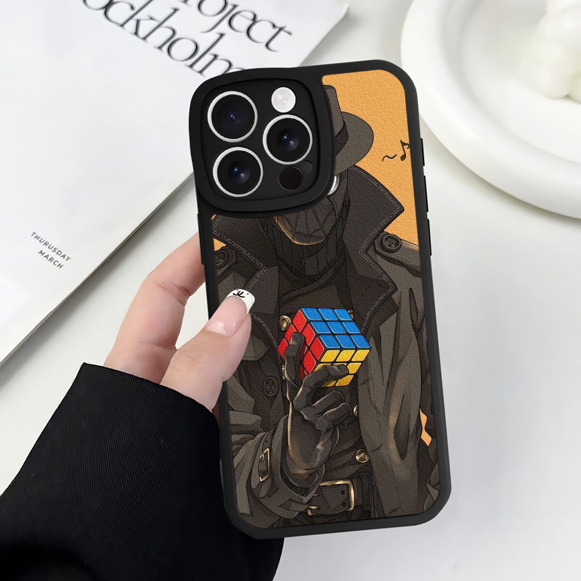Spider Man スパイダーマン 【iPhone 16シリーズ対応】シリコンスマホケース（レザー調） 材質：シリコン